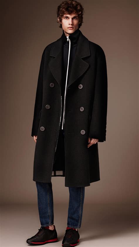 Burberry men's overcoat sale